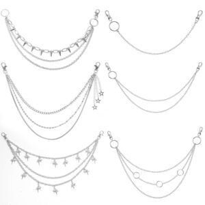 6373 Waist Chain Belt Jeans Pants Chain, Punk Pocket Chain Hiphop Wallet Chain